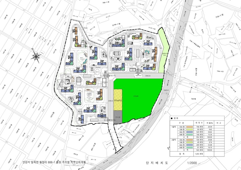 안성시 일죽면 동광아파트 신축공사