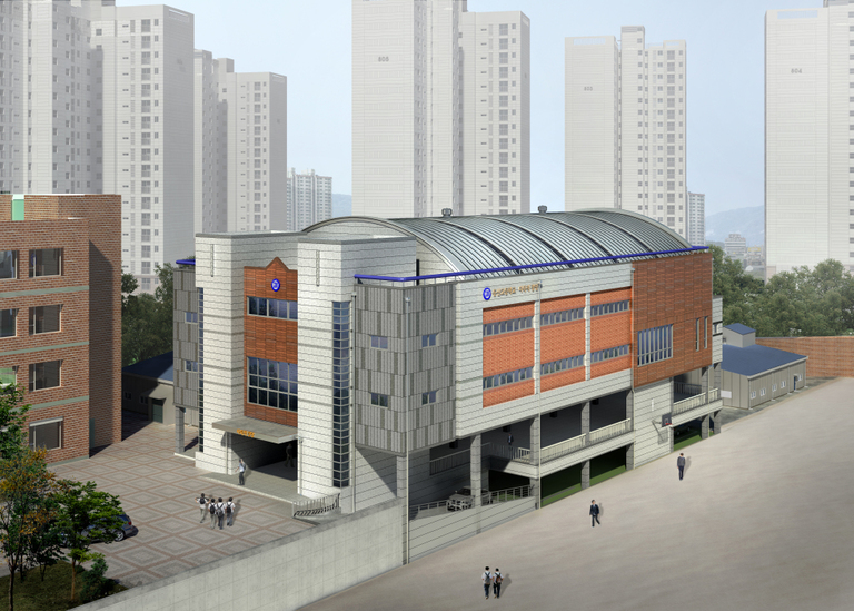 동산고등학교 다목적강당 증축