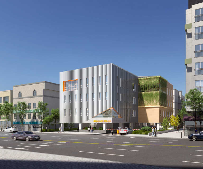 목동깨비시장 공동주차장 및 공유센터