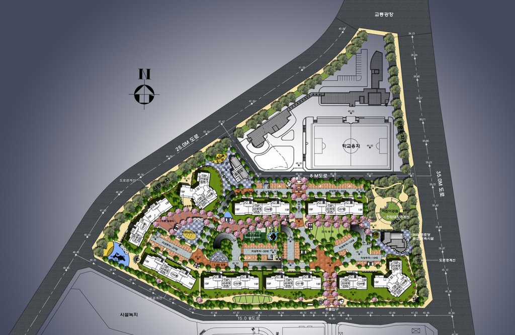 안성시 중리동 공동주택