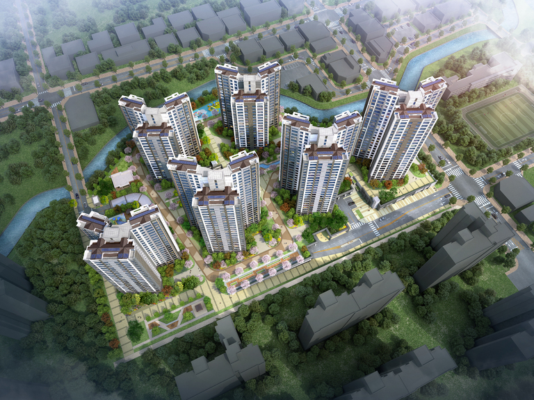 김해진례지구 C2블럭 대방디에트르 공동주택 신축공사