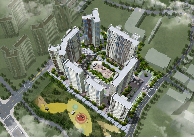 안성 공도 용두2지구 [1BL] 센트럴카운티아파트 신축공사